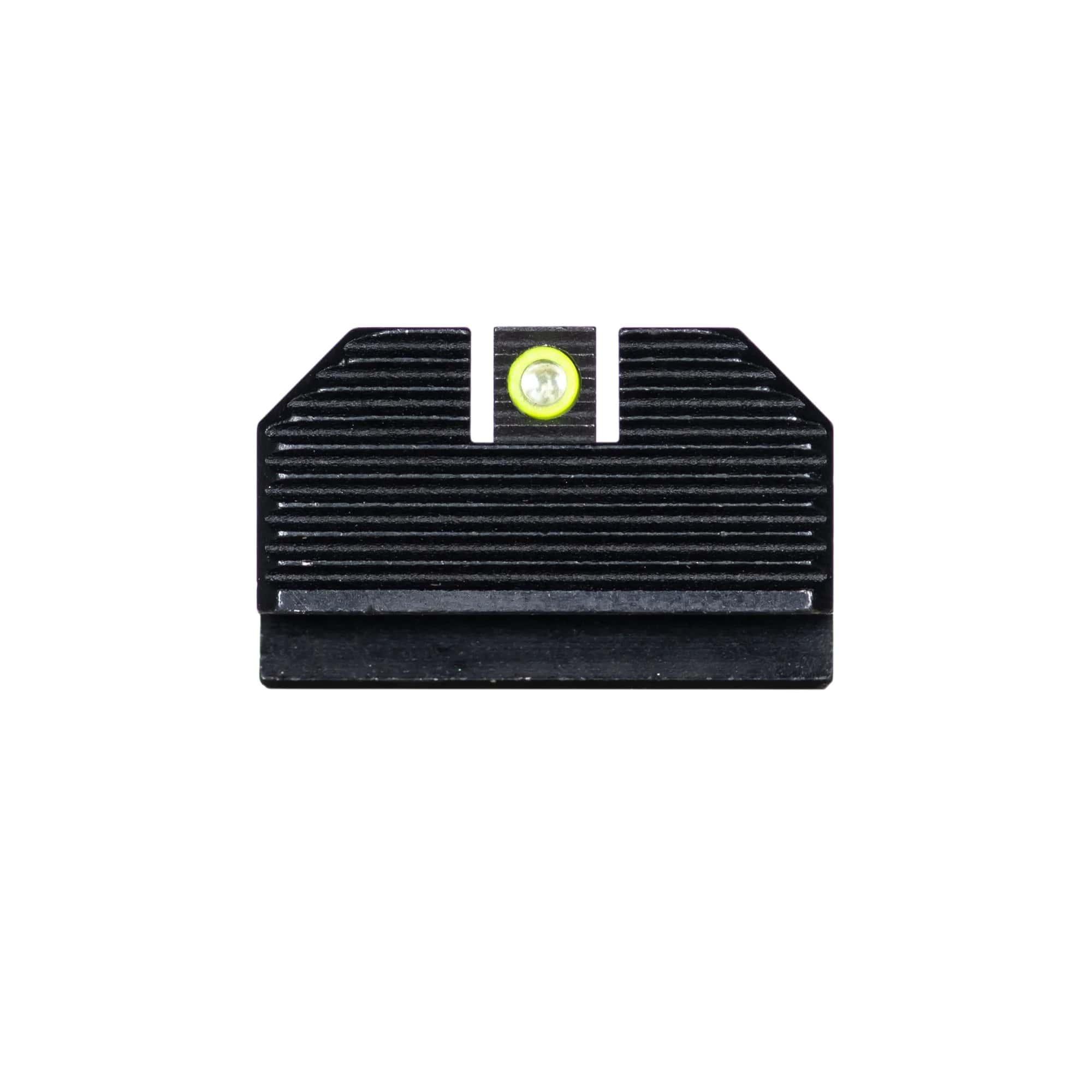 Night Fision Optics Ready Stealth Night Sight Set Yellow Front Black Back for Glock 43x MOS - Night Fision