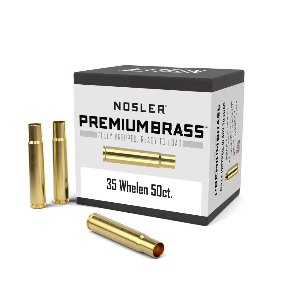 Nosler Unprimed Brass Rifle Cartridge Cases 50/ct .35 Whelen - Nosler