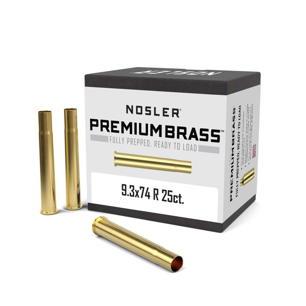 Nosler Unprimed Brass Rifle Cartridge Cases 25/ct 9.3x74mm - Nosler