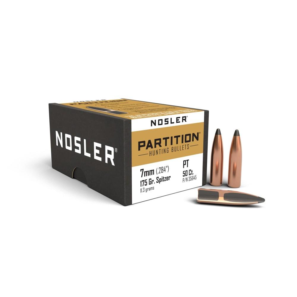 Nosler Partition Bullets 7mm .284" 175 gr SPT  50/ct - Nosler