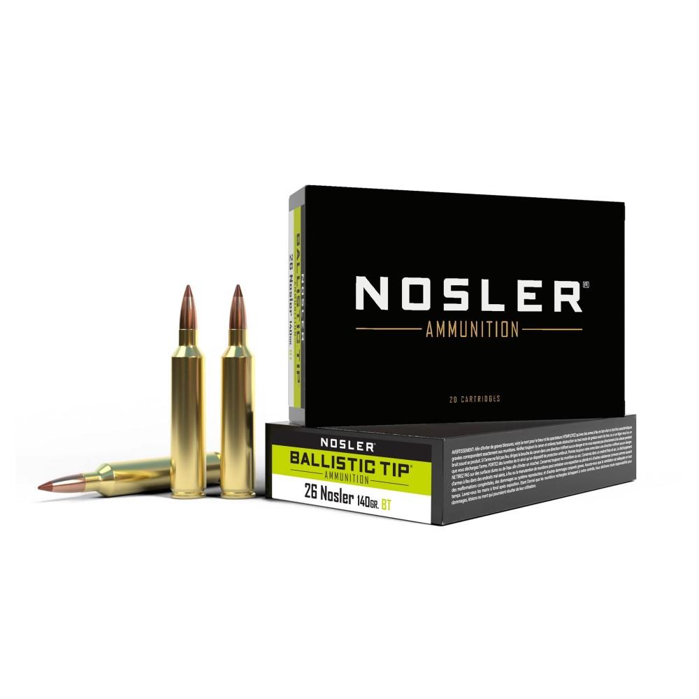 Nosler Ammo BT-26 Nosler 140gr BT (20ct) - Nosler