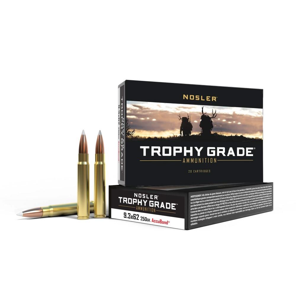 Nosler Trophy Grade Rifle Ammunition .300 Wby Mag Mag 180 gr AB 3175 fps - 20/box - Nosler