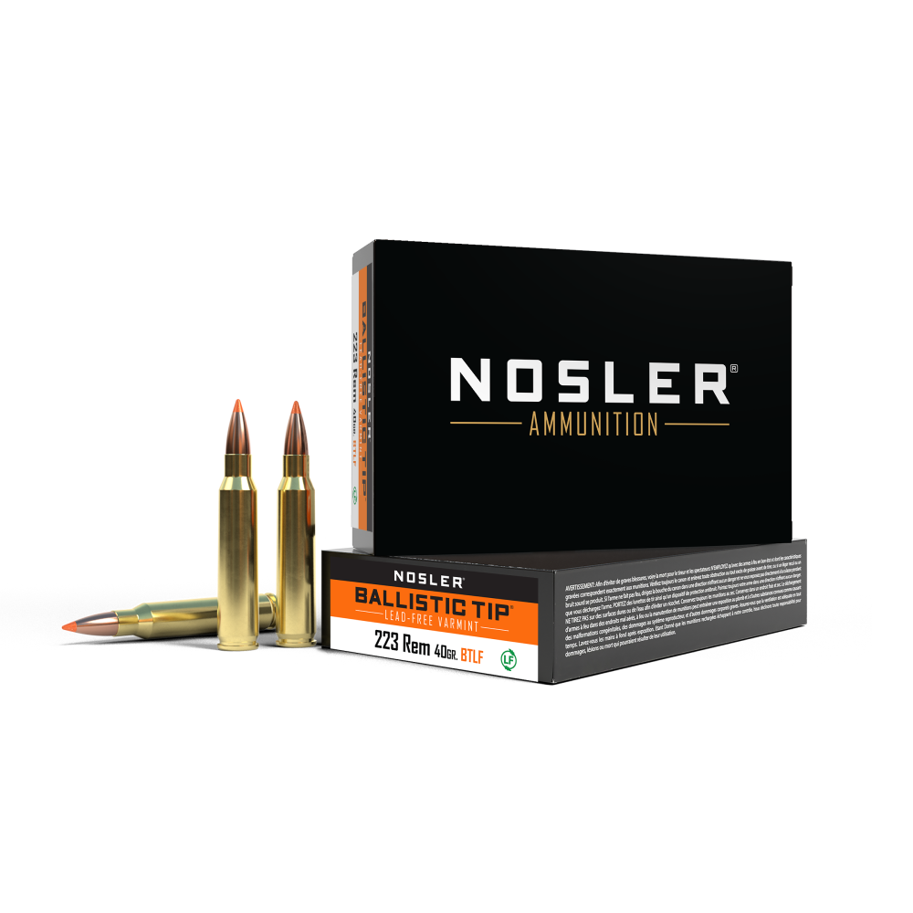 223 Rem 40gr Lead Free Ballistic Tip (20 ct.) Ammunition - Nosler