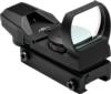 NcStar Red & Green Reflex Sight with 4 Reticles and QR Mount - Black