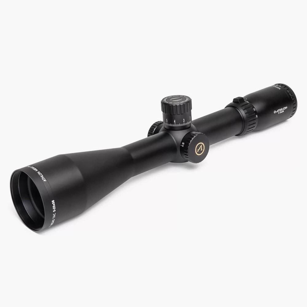 Athlon Midas TAC HD Riflescope 5-25x56 34mm FFP APRS6 MIL Non Illum. Black - Athlon Optics