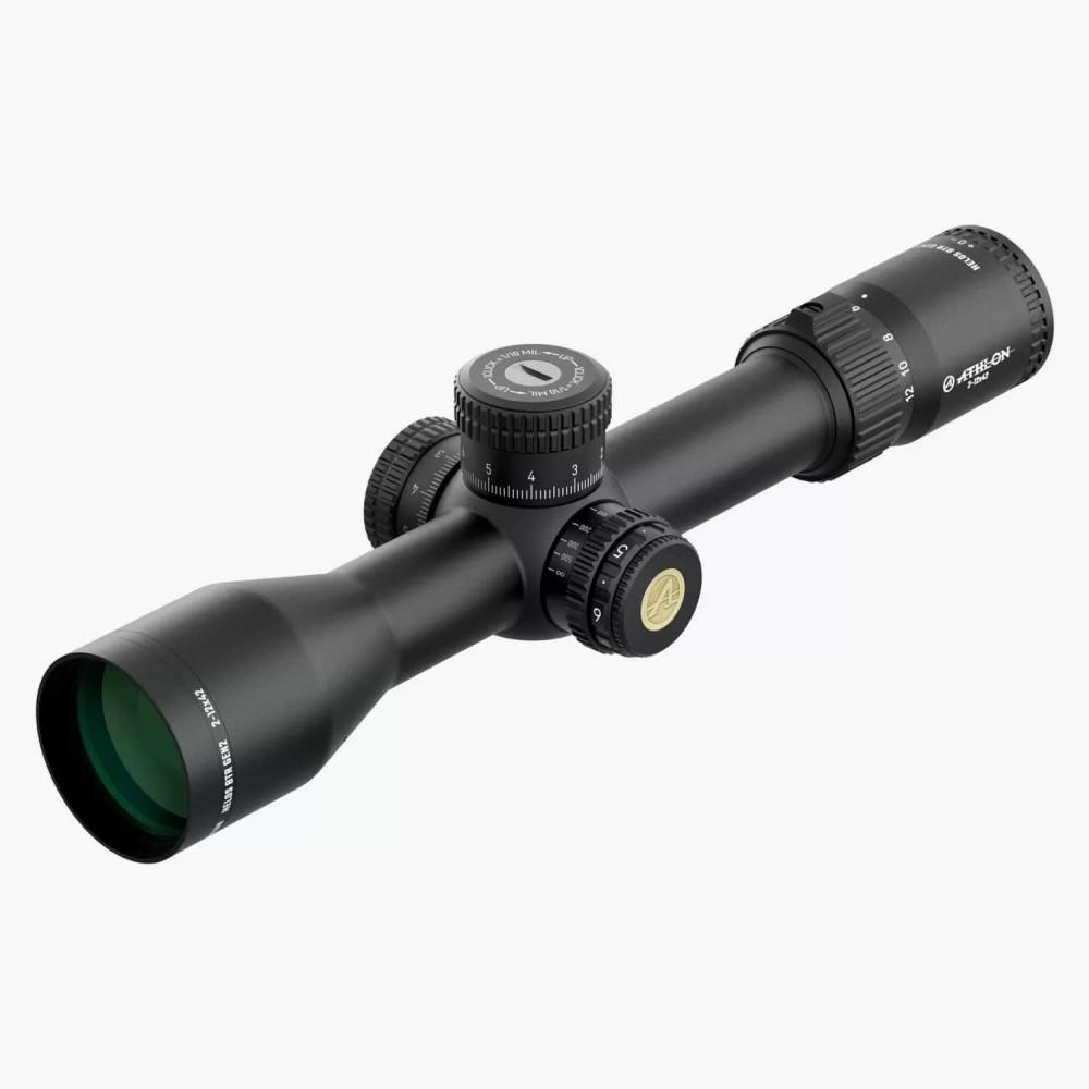 Athlon Helos BTR GEN2 Rifle Scope 2-12x42 30mm FFP AHMR2 IR MIL Illum. Black - Athlon Optics