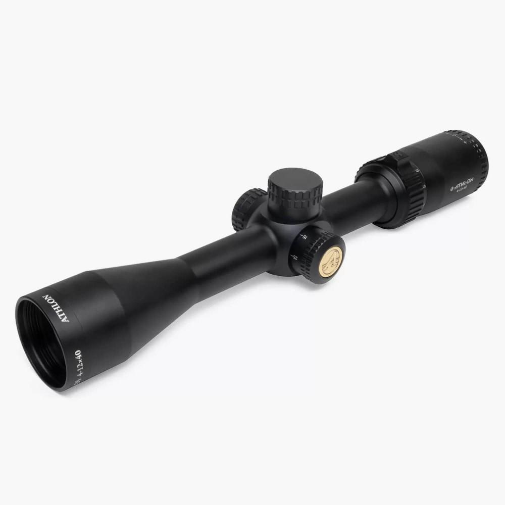 Athlon Neos Rifle Scope 4-12x40 1" SFP Center X MOA Non-Illum Black - Athlon Optics