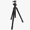 Athlon Midas AL28 Aluminum Tripod 17" - 65" Black with Soft Sided Carrying Case