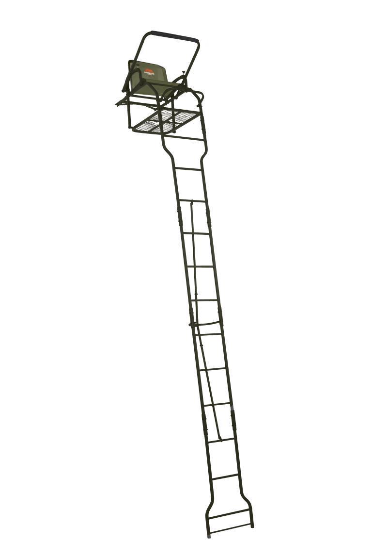 Millenium 17 ft Single Ladder Stand (Includes Safe-Link 35' Safety Line) - Ol'Man Outdoors