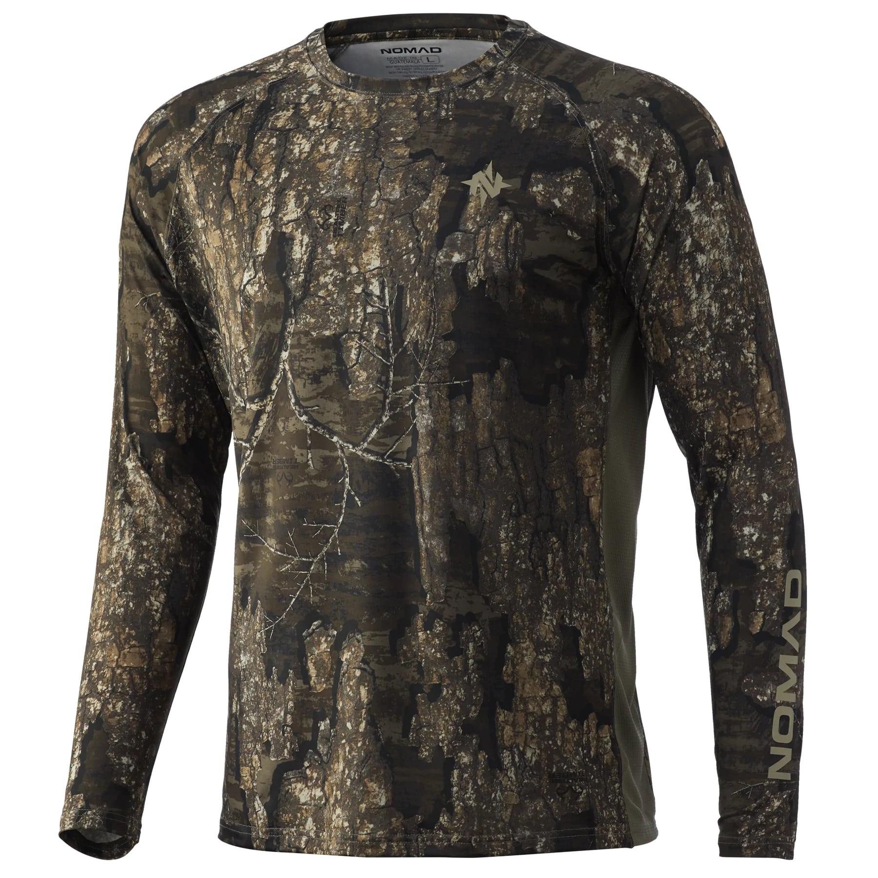 Nomad Camo Pursuit Long Sleeve Shirt Realtree Timber L - Nomad