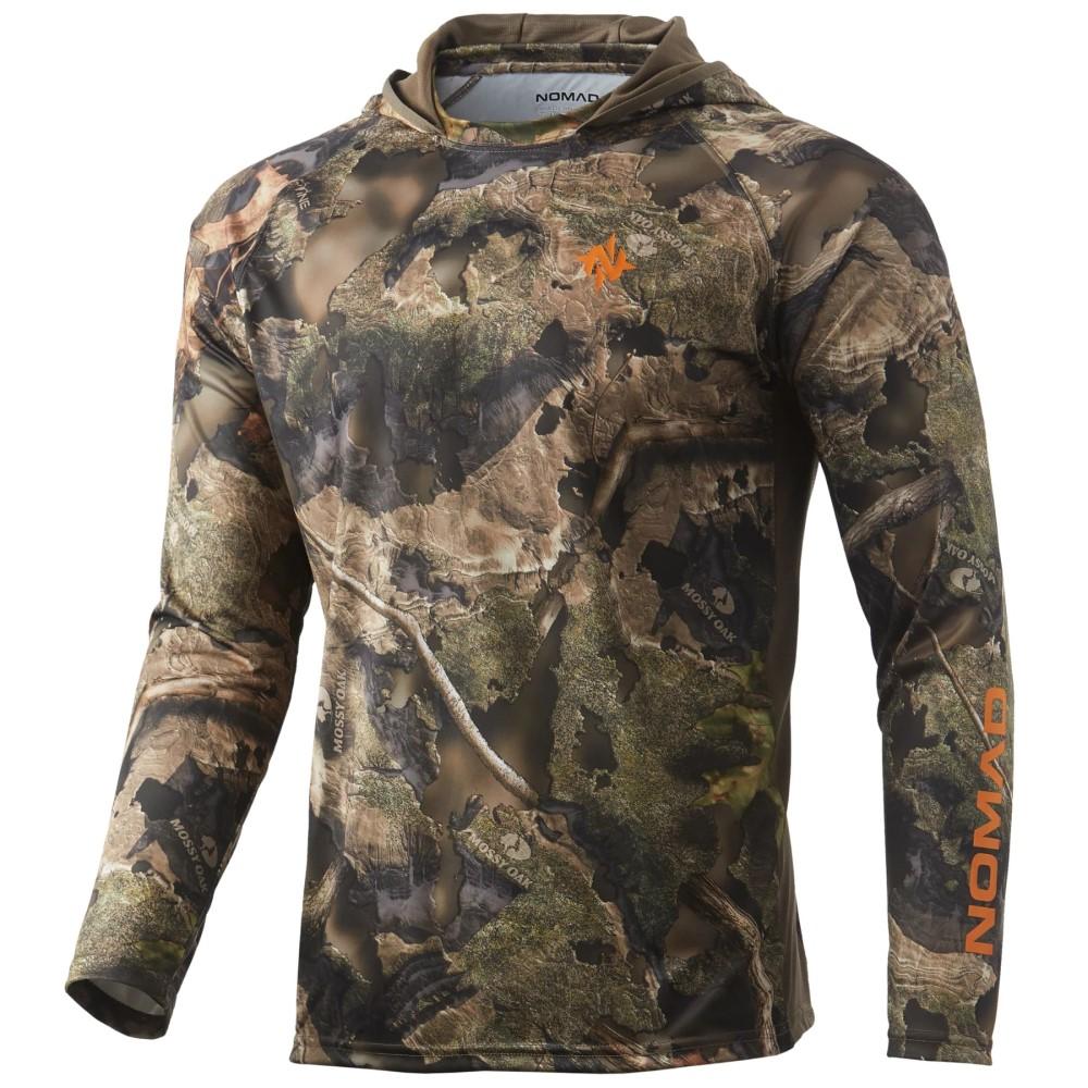 Nomad Pursuit Long Sleeve Hoodie Mossy Oak Droptine L - Nomad