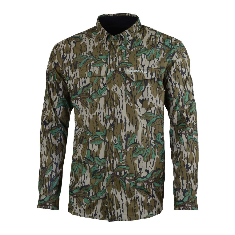 Nomad Stretch-Lite Long Sleeve Shirt Mossy Oak Greenleaf L - Nomad