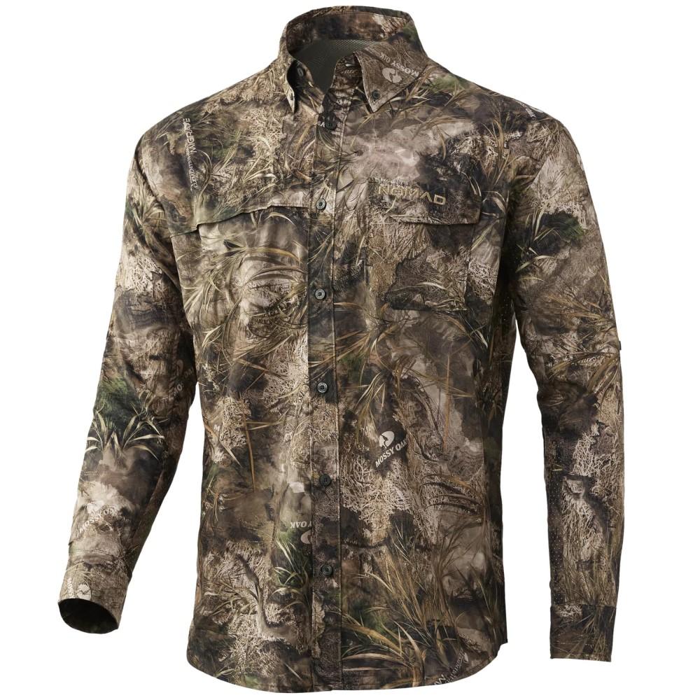 Nomad Stretch-Lite Long Sleeve Shirt Mossy Oak Migrate M - Nomad