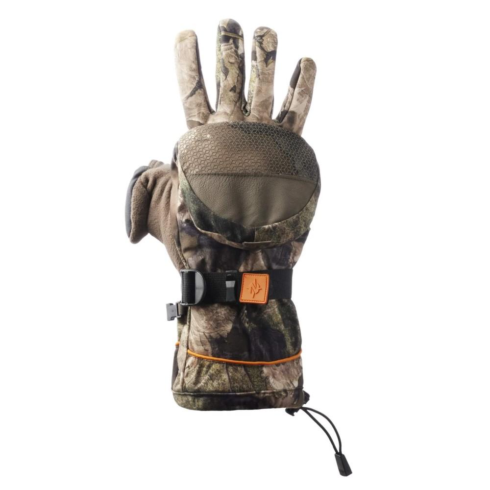 Nomad Conifer Flip Mitt Gloves Mossy Oak DropTine L/XL - Nomad