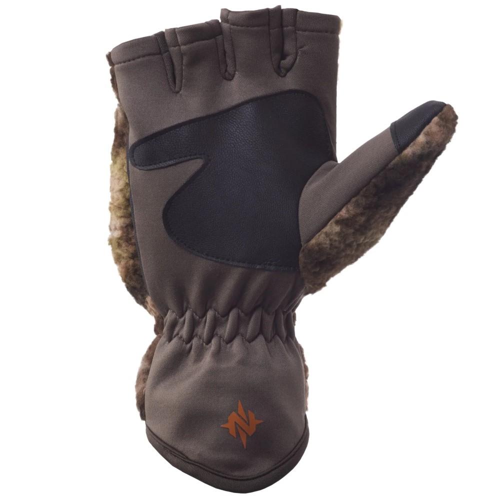 Nomad Cottonwood NXT Flip Mitt Gloves Mossy Oak DropTine S/M - Nomad