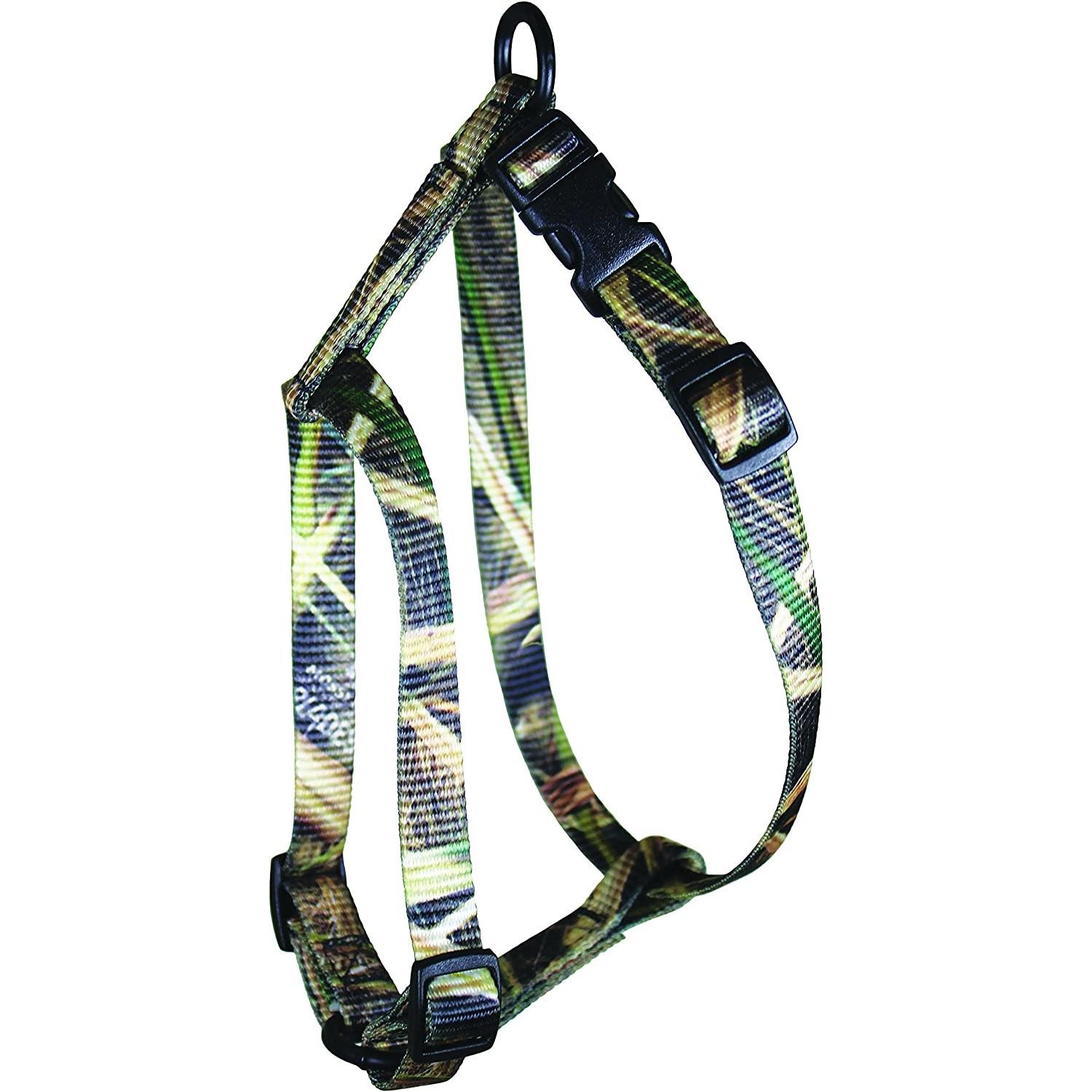 Omnipet Kwik Klip Adjustable Nylon Pet Harness 1" 1 Ply Mossy Oak Duck Blind - Omnipet