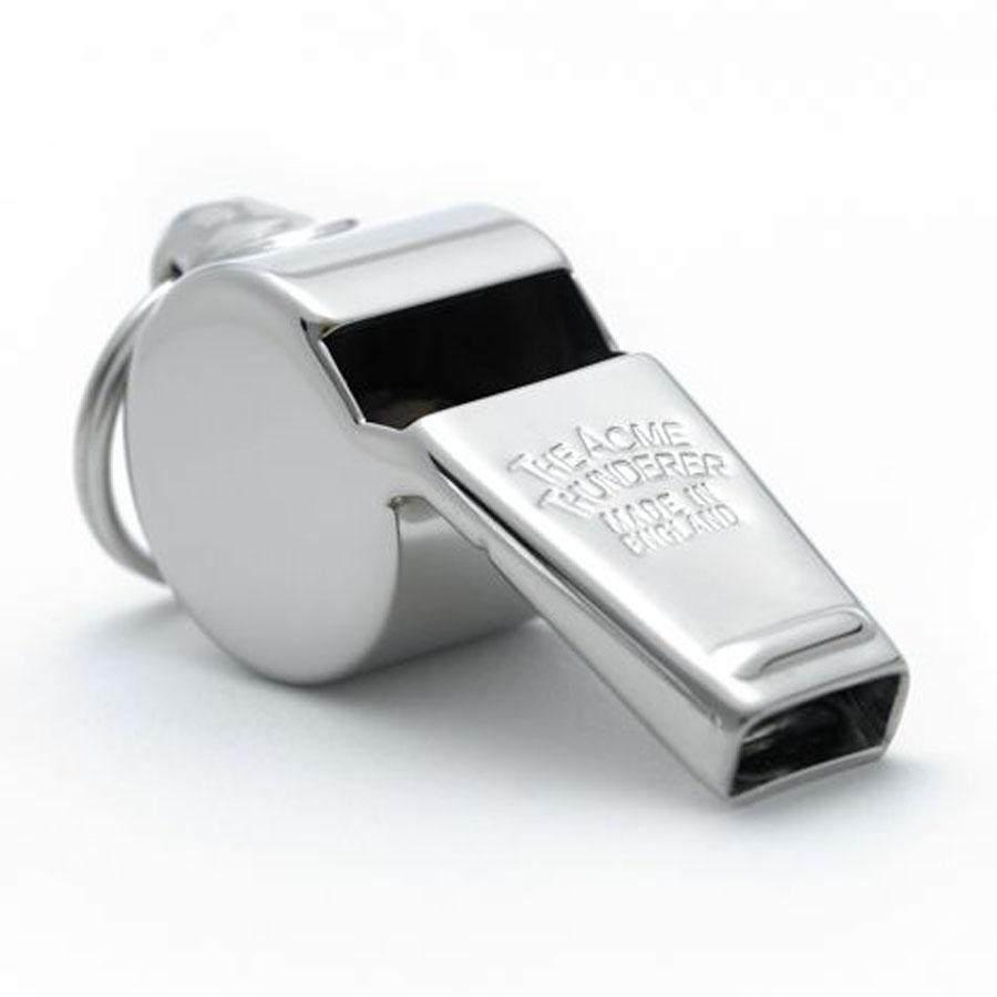 Omnipet Acme Thunderer Whistle Brass Medium - Omnipet