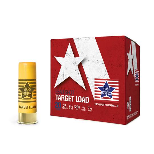 PPU Stars & Stripes Target Shotshells 20ga 2-3/4" 7/8oz 1200 fps #8 25/ct - PPU