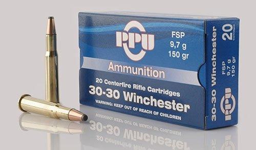 PPU Rifle Ammunition .30-30 Win 150 gr FNSP 2300 fps 20/ct - PPU