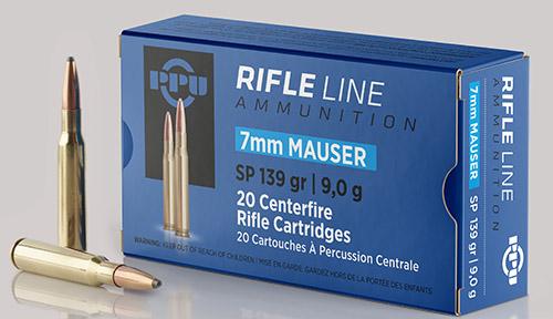 PPU Rifle Ammunition 7mm Mauser 139 gr SP 2660 fps - 20/ct - PPU