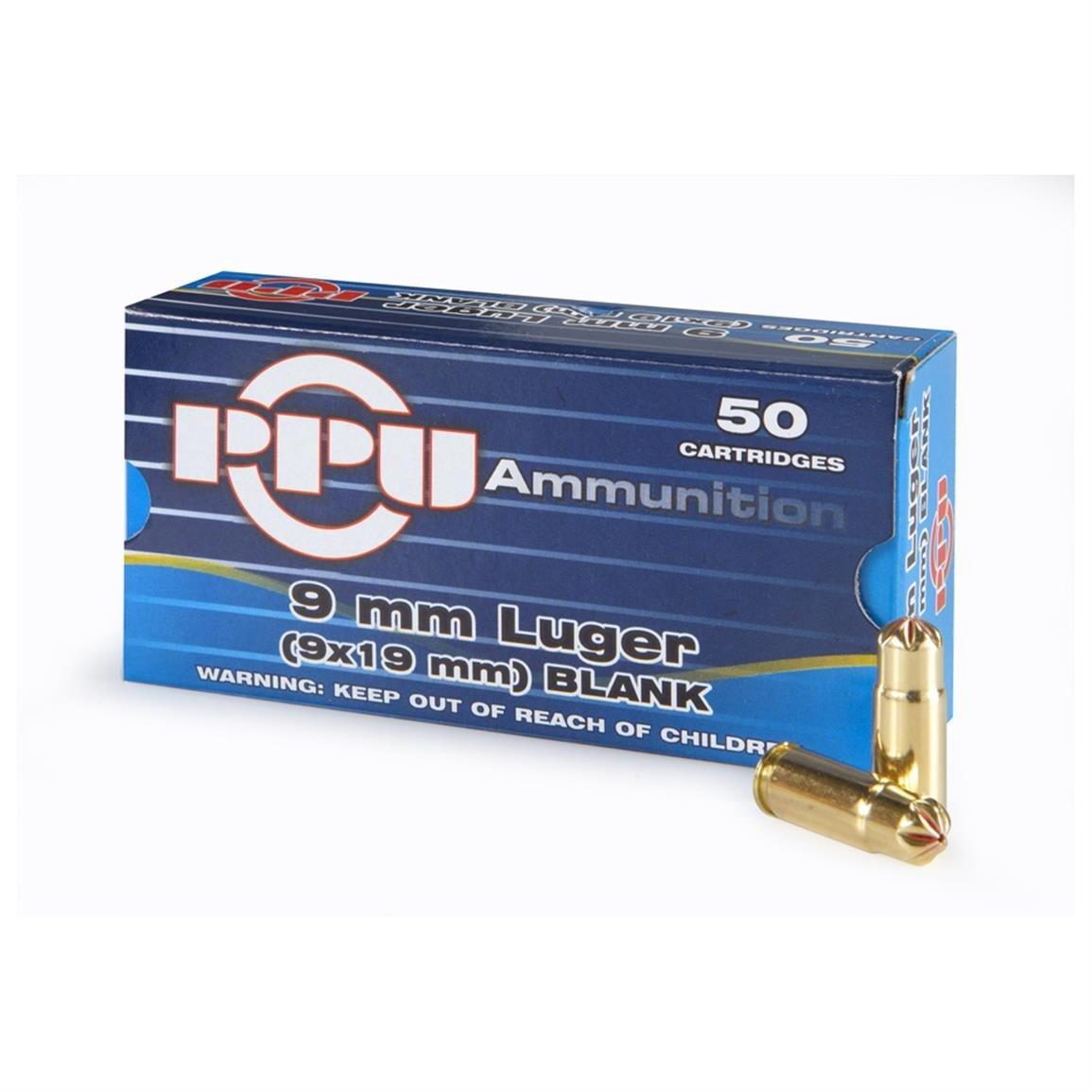 PPU Blanks 9mm Luger 50/ct - PPU