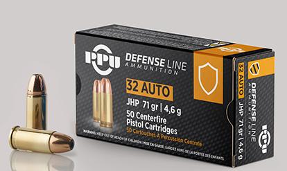 PRIVI .32 Auto JHP 71G 50 RDS Ammo - PPU