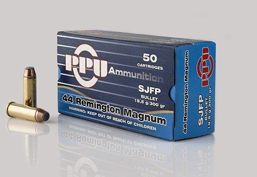 PPU Handgun Ammunition .44 Mag  240 gr HP 1541 fps 50/ct - PPU