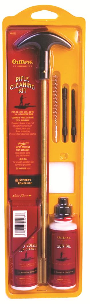 Outers Brass Rod Rifle Cleaning Kit .270-.284, 7mm - Outers