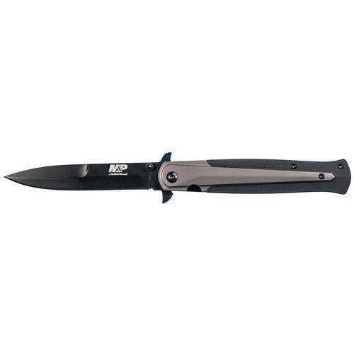 Smith & Wesson M&P 1085898 Dagger Clip Point Folding Knife 3 7/8" Blade Black - Smith & Wesson