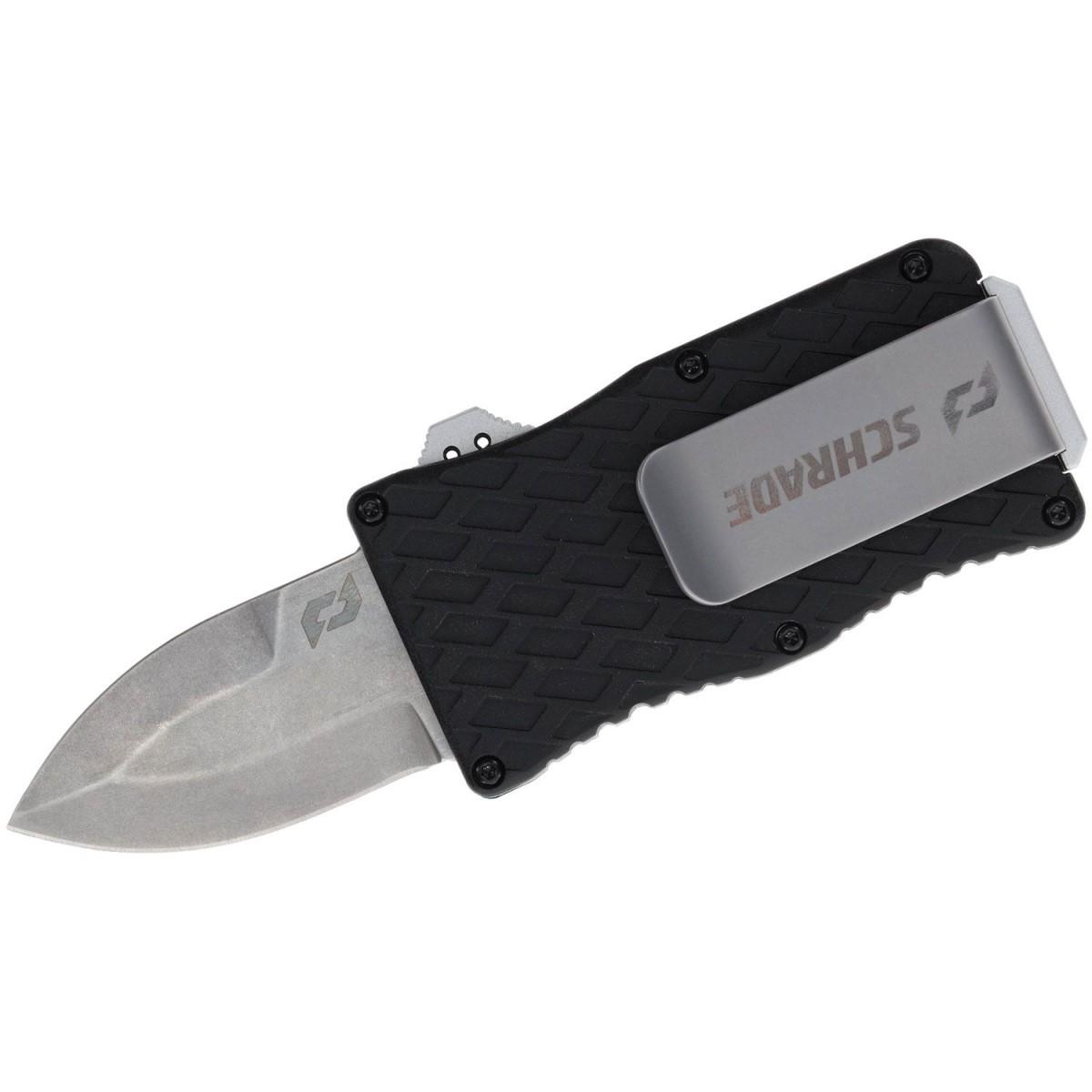 Schrade Uproar Tactical Mini D/A OTF Knife 1 9/10" Blade Black - Schrade