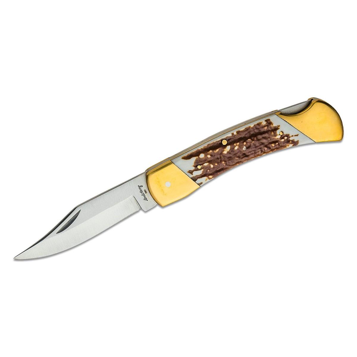 Uncle Henry LB8CP Bear Paw Folding Knife 3 7/10" Blade Next Gen Staglon Handle - Uncle Henry