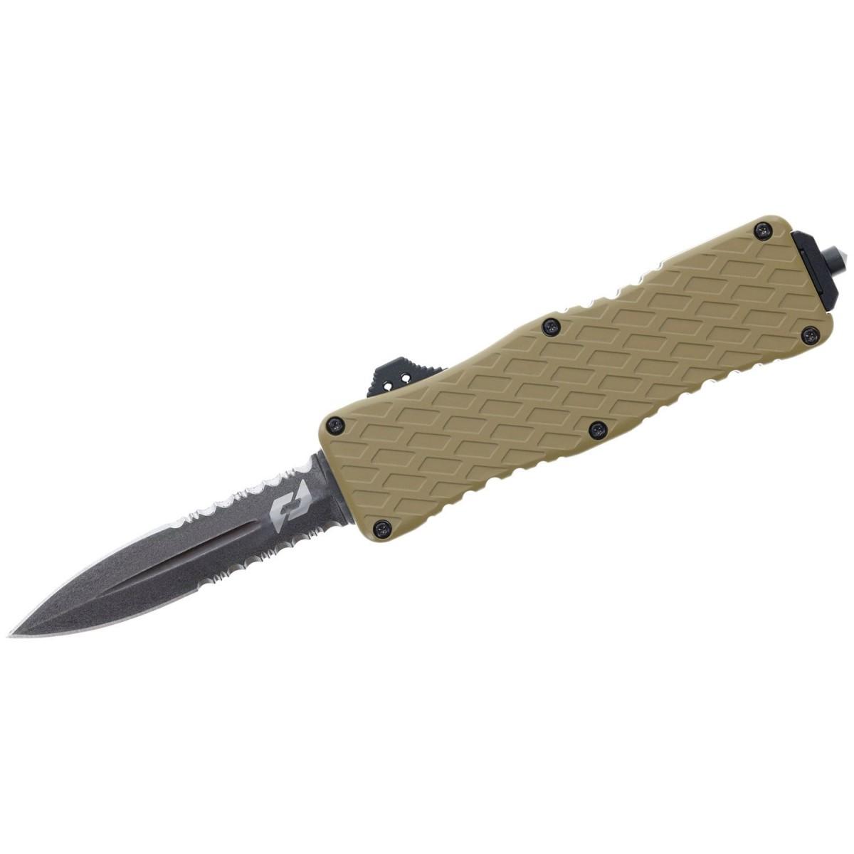 Schrade Uproar Tactical D/A OTF Knife 3" Blade FDE - Schrade