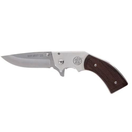 Smith & Wesson M325 Revolver Knife 3" Blade Brown - Smith & Wesson