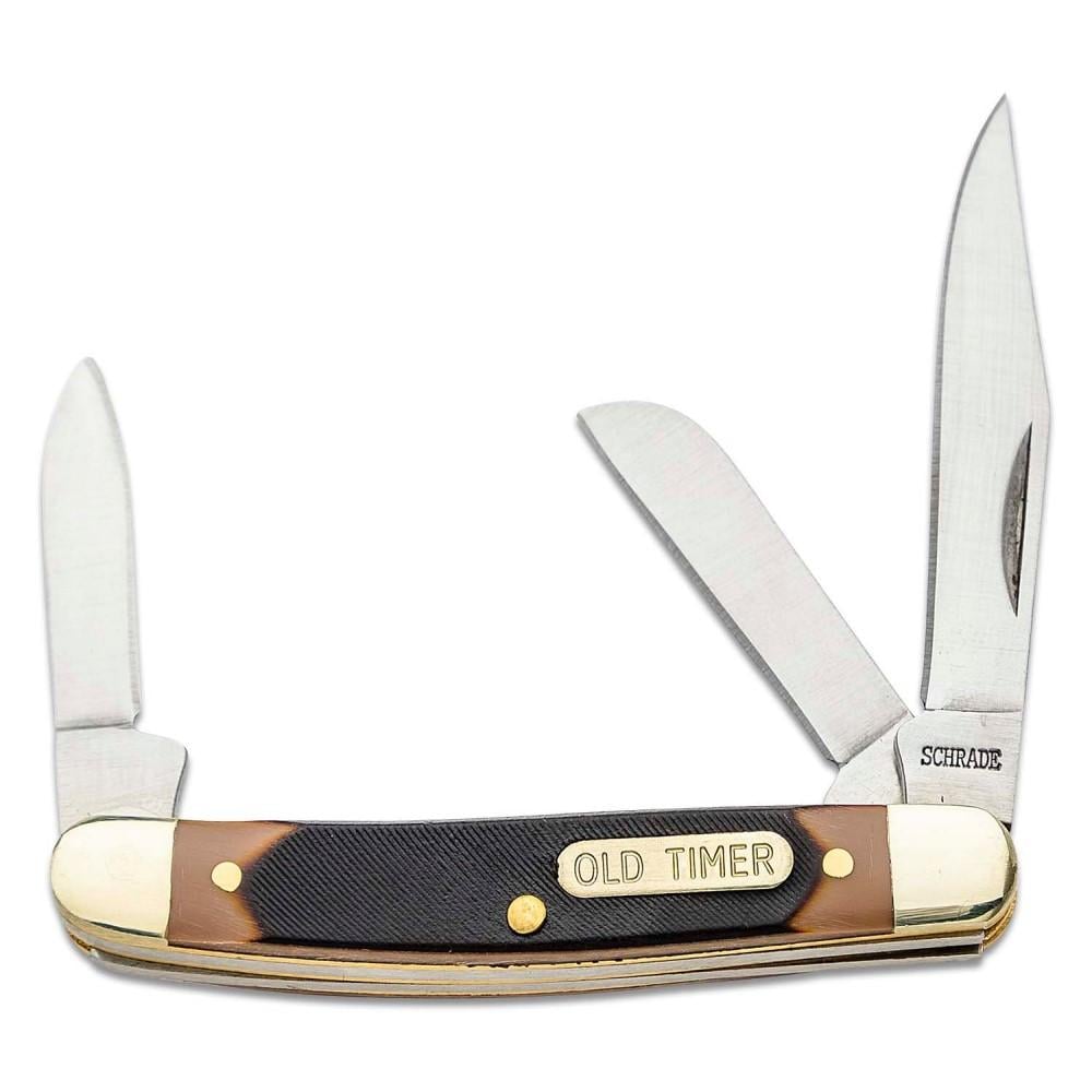 Old Timer 2 3/4" Junior 3 Blade Folding Knife - Old Timer