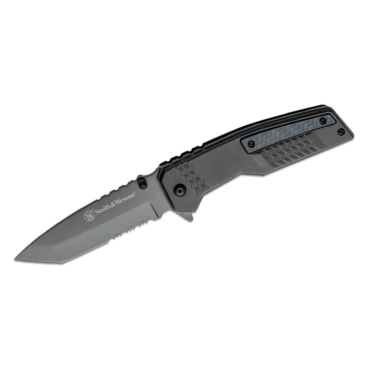 Smith & Wesson Spec Ops Carbon Folding Knife 3 1/2" Blade Black - Smith & Wesson