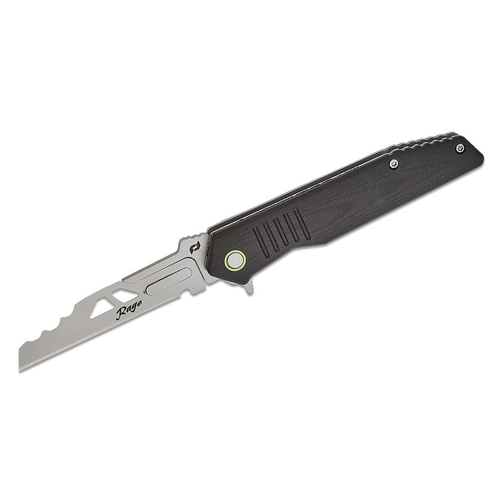 Schrade Nitro Enrage 7 Assisted Folding Knife 2-1/2" Utility Blade Black - Schrade