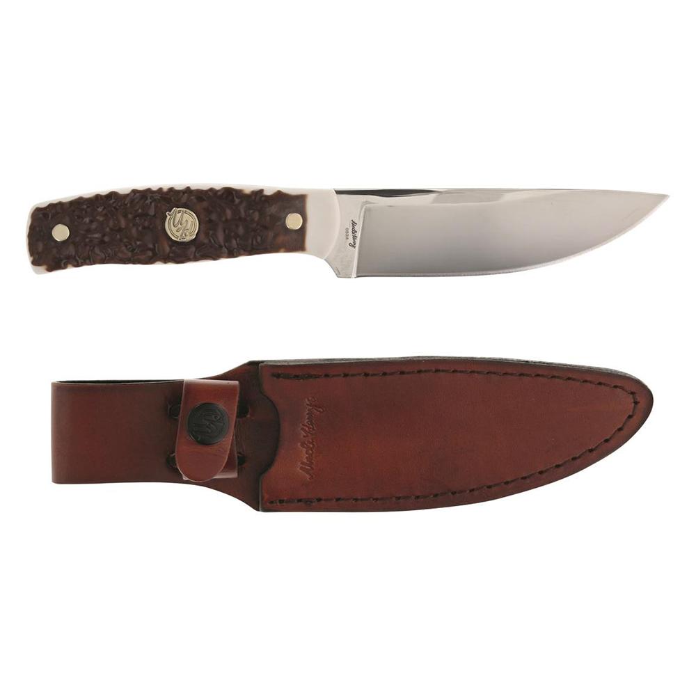 Uncle Henry Next Gen 191UH Fixed Knife 4-3/5" Bowie Blade Staglon Clamshell - Uncle Henry