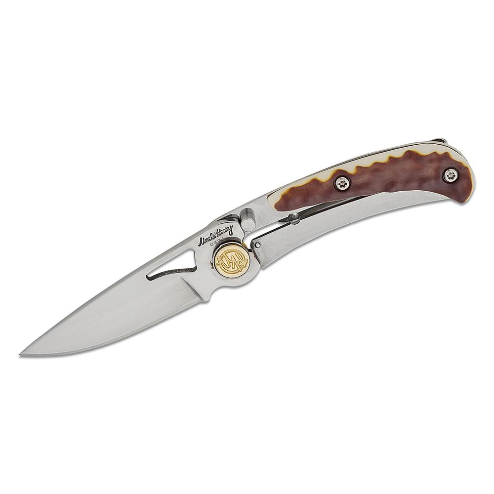 Uncle Henry Next Gen 3UH Folding Knife 2-1/5" Drop Point Blade Staglon Steel Clamshell - Uncle Henry