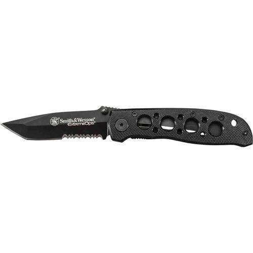 Smith & Wesson Extreme Ops Tanto Folding Knife 3 1/4" Blade Black - Smith & Wesson