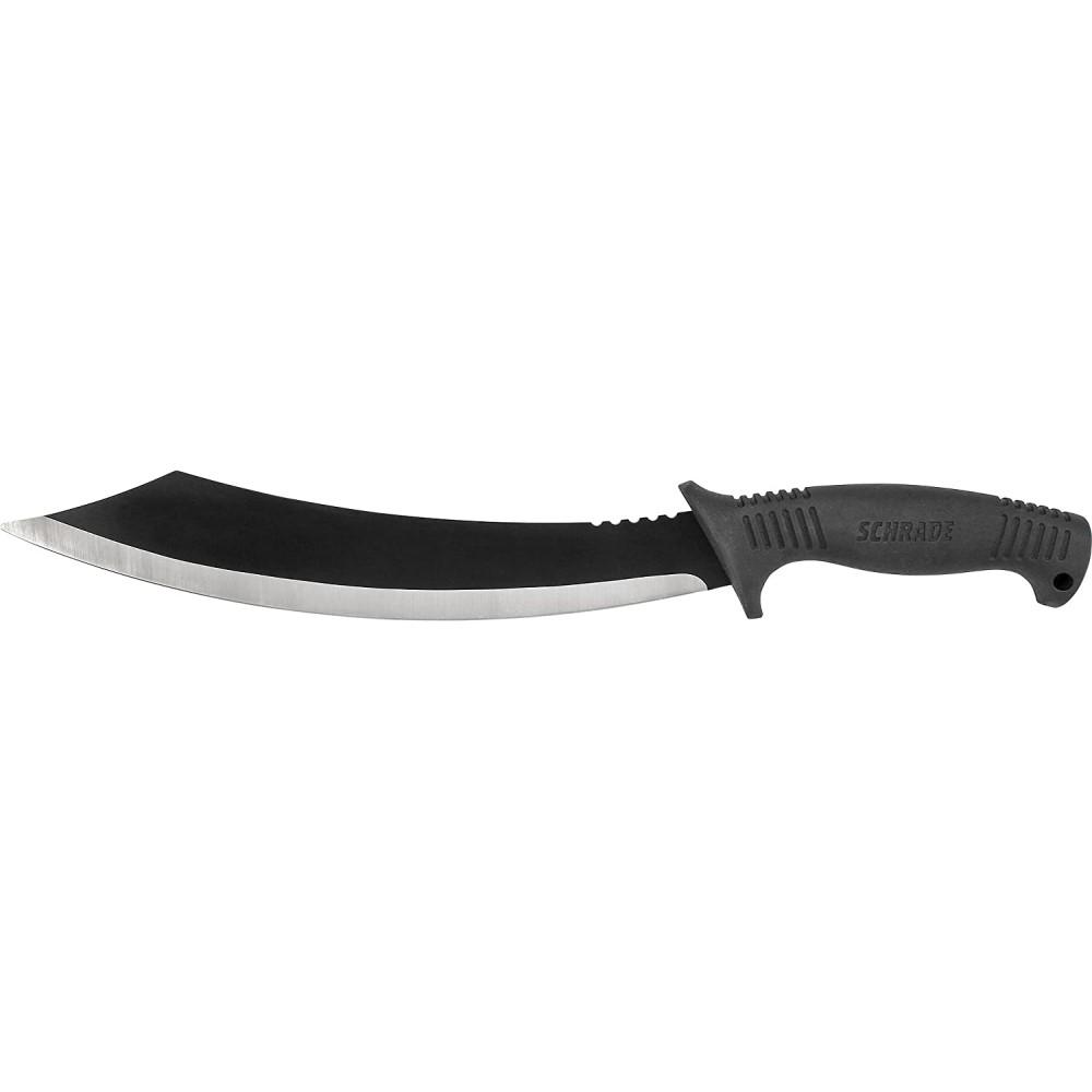 Schrade Mach 1 Fixed Knife 12" Machete Blade Black - Schrade