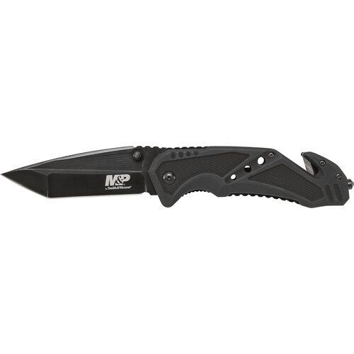 Smith & Wesson M&P SWMP11B Tanto Folder Rescue Lock 3 7/8" Blade Black - Smith & Wesson