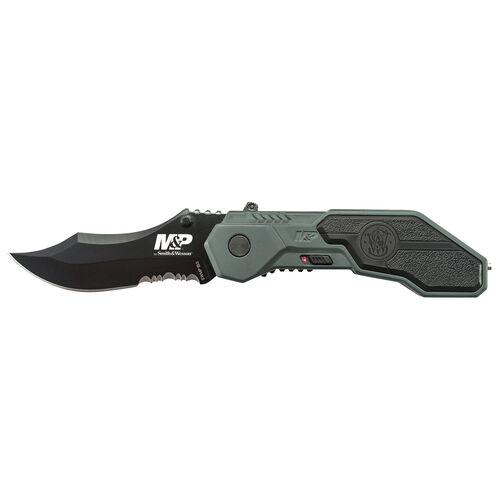 Smith & Wesson M&P M.A.G.I.C. Assisted Opening Clip Point Folding Knife 2 9/10" Blade Blue - Smith & Wesson