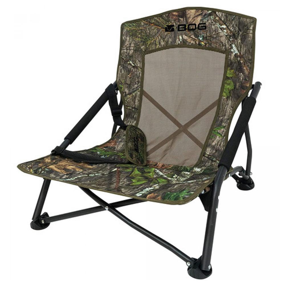 BOG Low Pro Turkey Camo Chair Mossy Oak Obsession - BOG