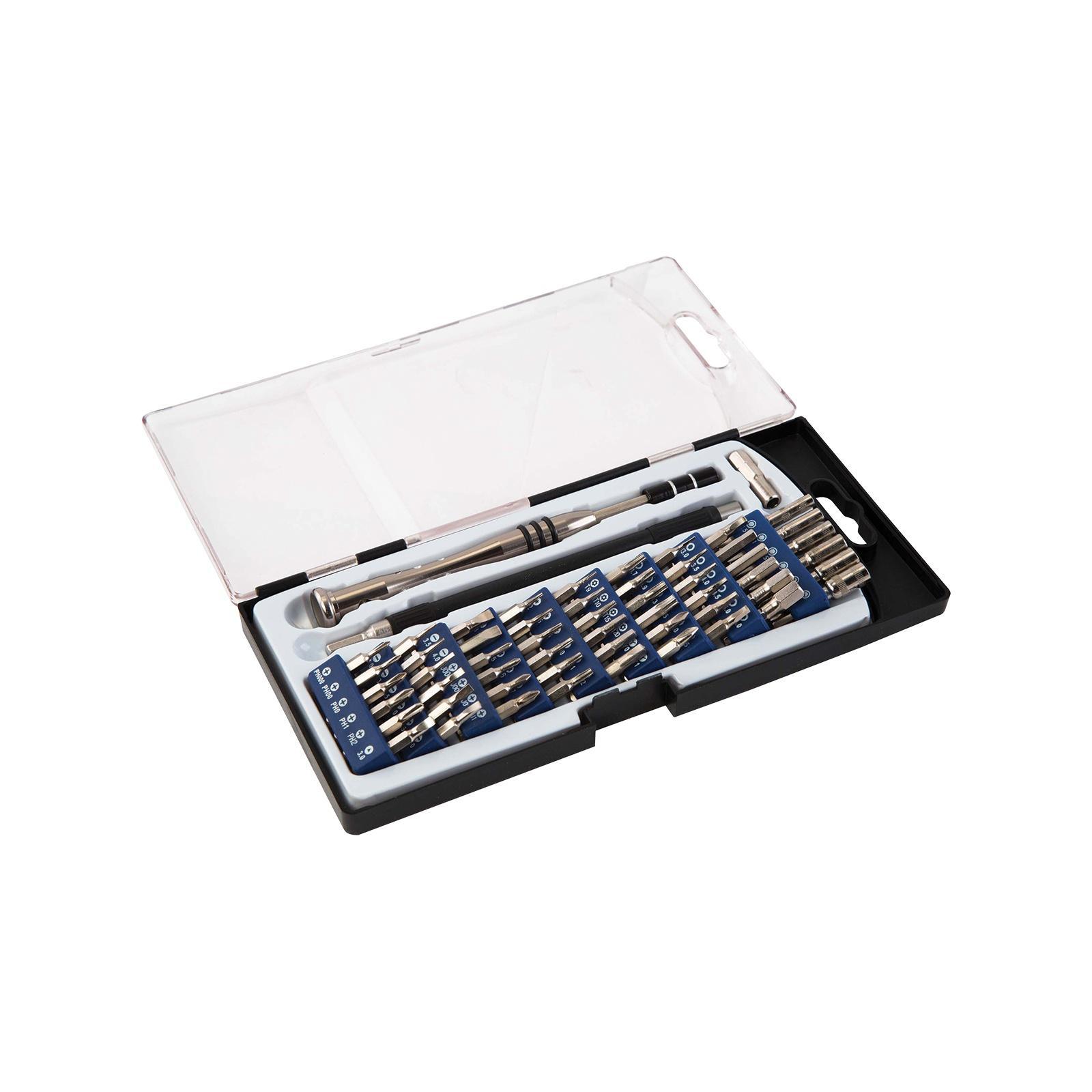 Wheeler Precision Micro Screwdrivr Set 58 Pieces Chrome Plated Steel Bits  564018