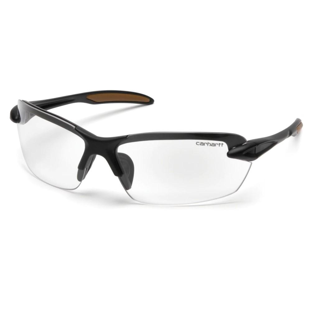 Pyramex Carhartt Spokane Shooting Glasses Black with Clear Lens - Pyramex Safety