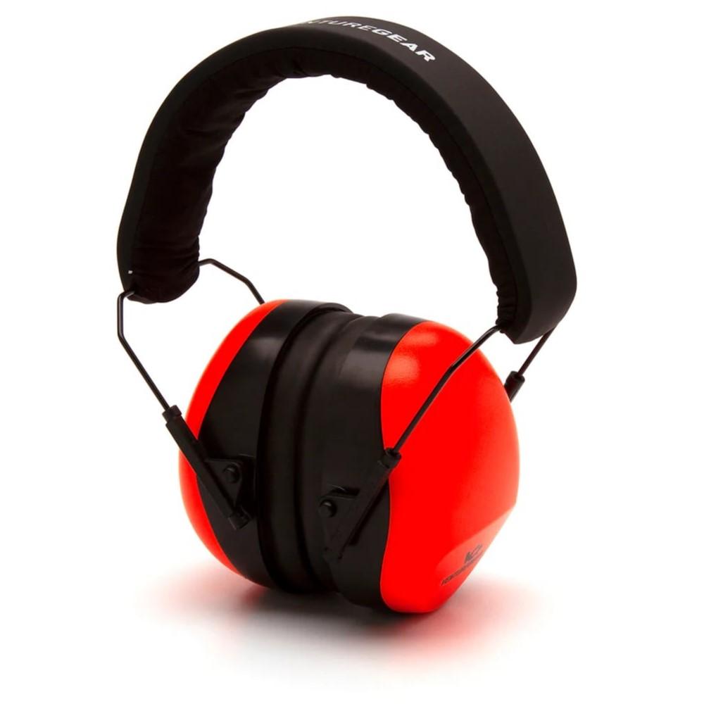 Pyramex VG80 Series Passive Earmuff 26dB Hi-Vis Orange Clamshell - Pyramex Safety