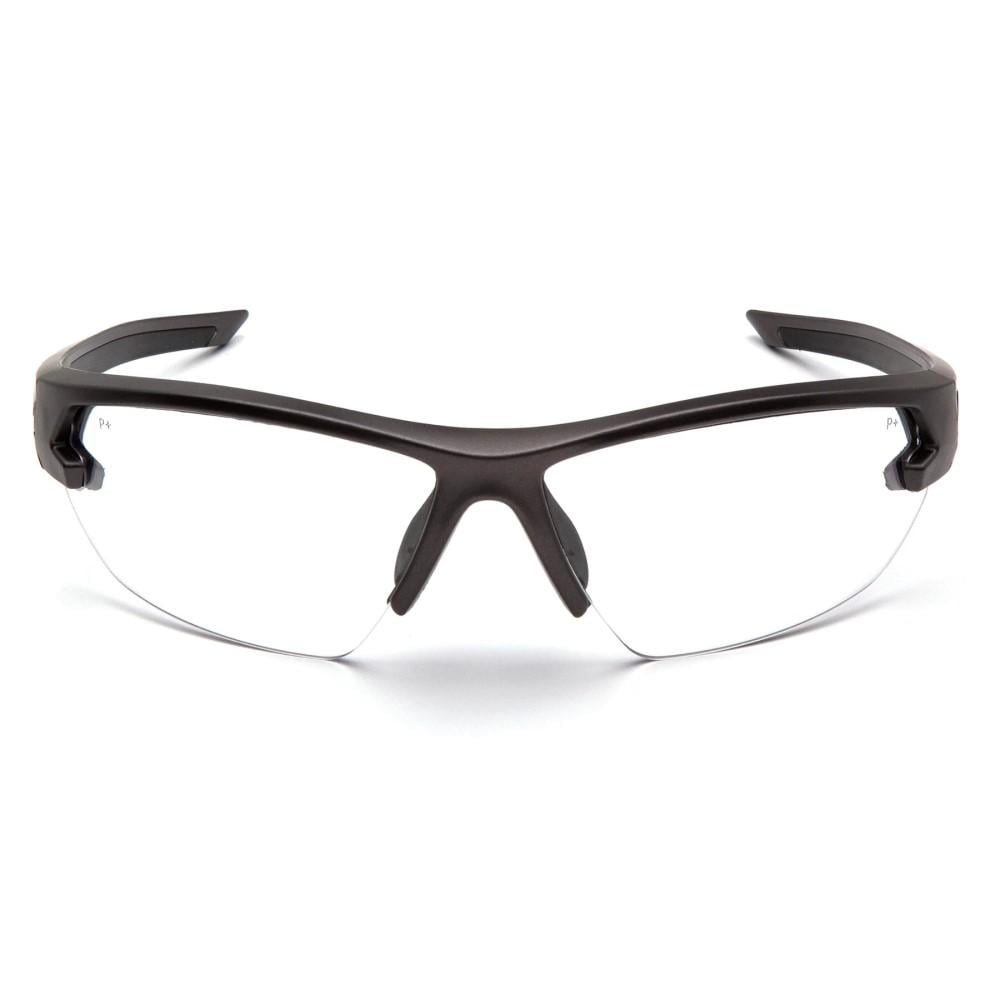 Pyramex Venture Gear Semtex 2.0 Shooting Glasses Gun Metal Frame with Clear Anti-Fog Lens - Pyramex Safety