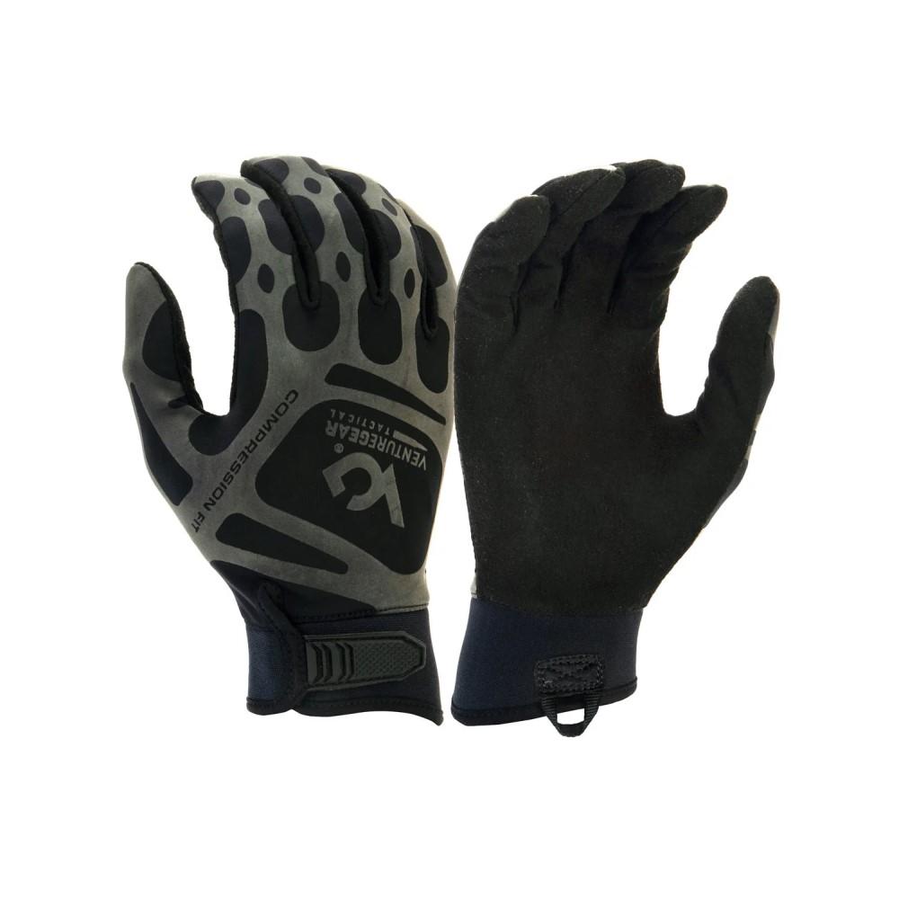 Venture Gear Tactical Compression Fit Training Gloves Black L - Pyramex Safety