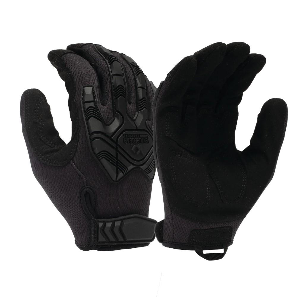 Pyramex Venture Gear Heavy-Duty Impact Operator Gloves Black L - Pyramex Safety