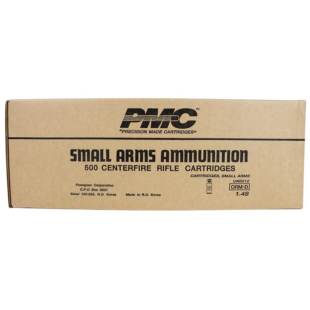 PMC Bronze Rifle Ammunition .308 Win 147 gr FMJBT 2780 fps 500/ct - PMC